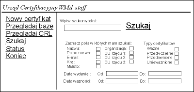 Ekran szukania